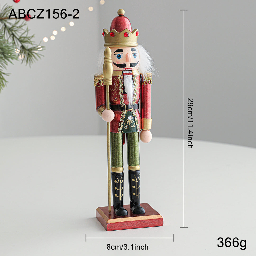 Nutcracker soldier made of wood, various sizes