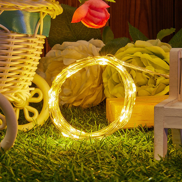 Flexible LED Copper Wire String Lights for Creative Decorations