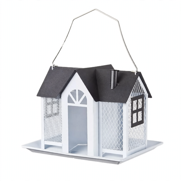 Metal Birdhouse for Feeding for the Garden