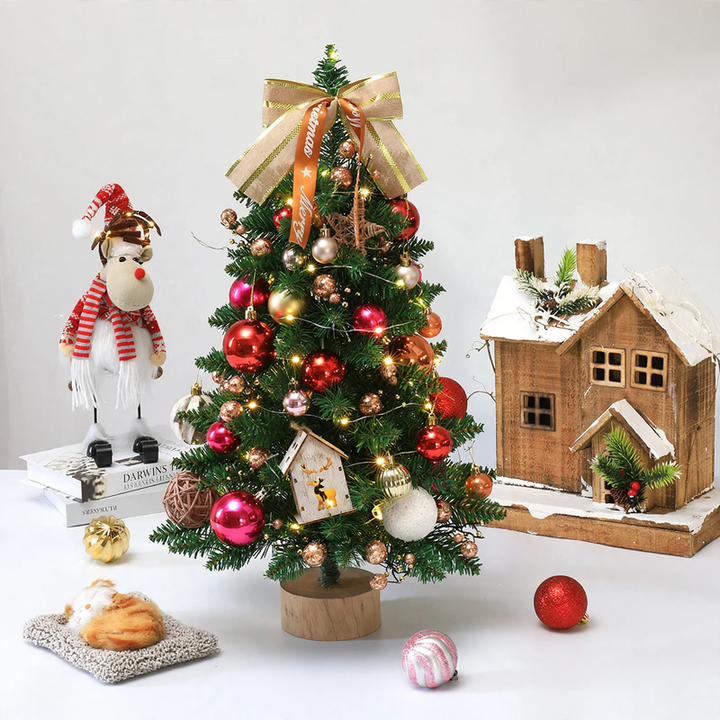 Decorative mini Christmas tree for table and window
