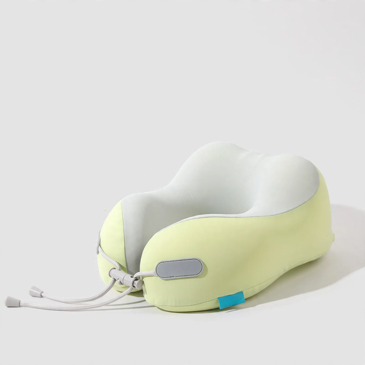 U-shaped neck pillow with ice silk fabric, portable