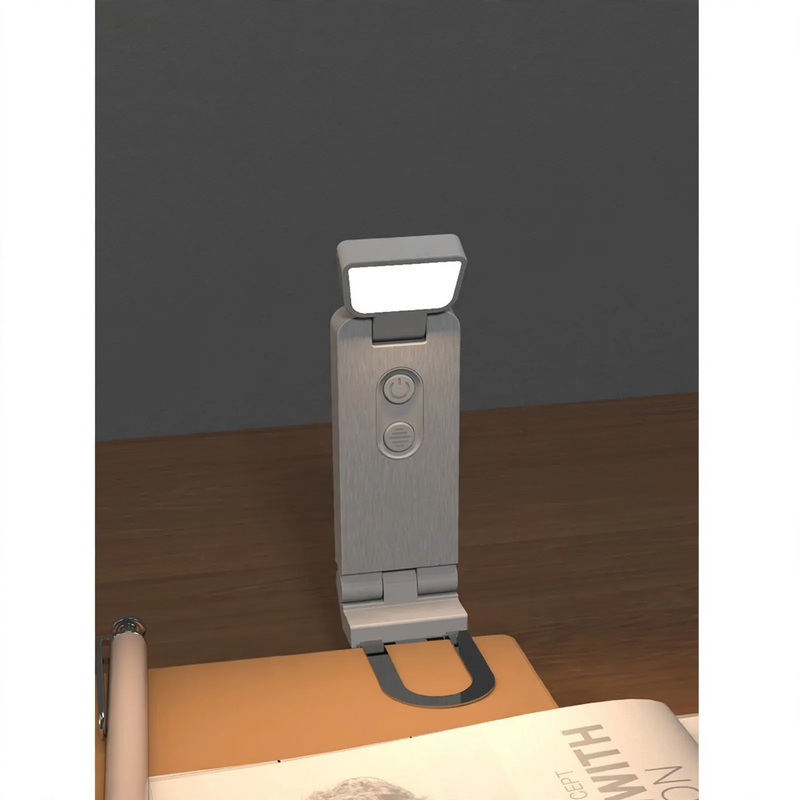 Portable reading lamp with clip