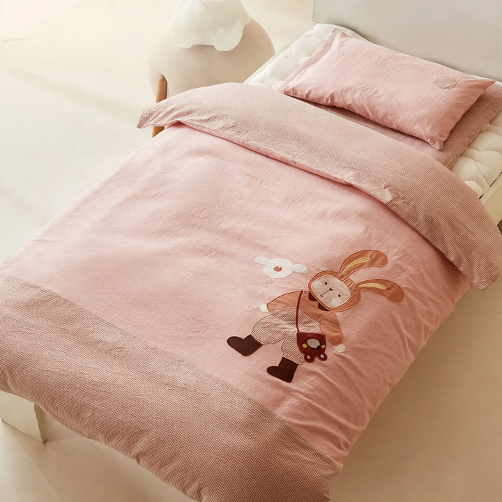 Cotton bedding set for kindergarten, 3-piece