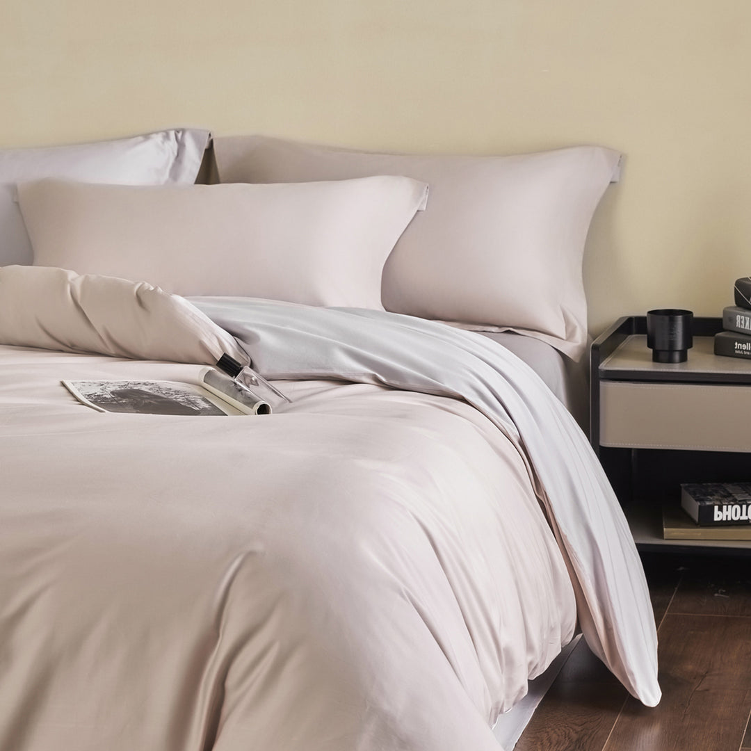 Cotton Bedding Set, Long Staple, Solid Color