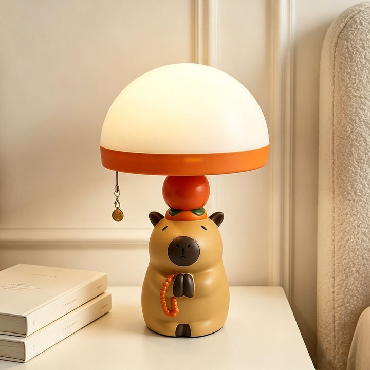 Cute character lamp with touch switch