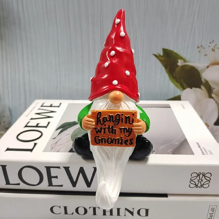 Decorative gnome figure made of resin