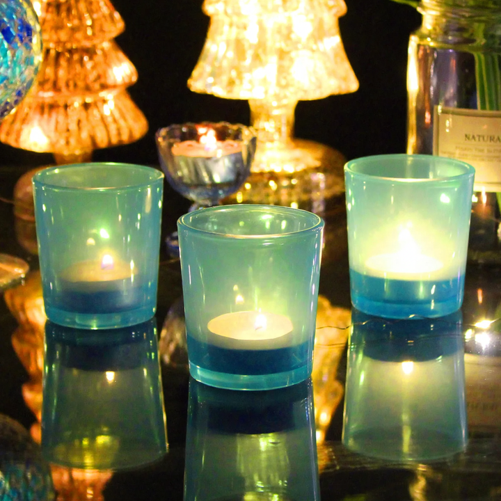 Mosaic glass candle holder, various sets