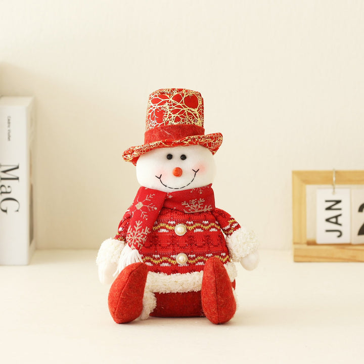 Decorative gnome figure made of fabric for Christmas