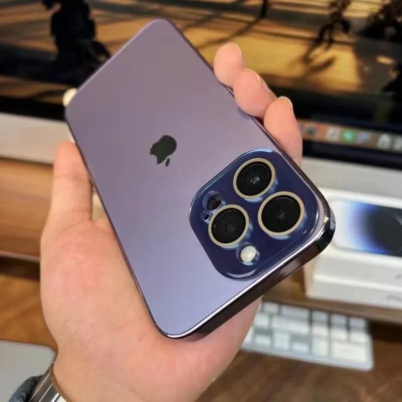 BowLift | Elico Lacquered Matte Acrylic Tempered Glass iPhone Protective Case