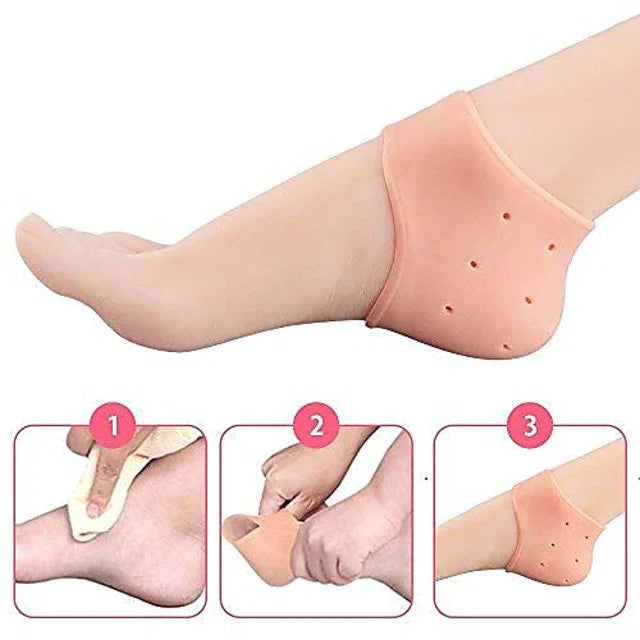 Heel Anti-Cracking Socks Pair Bowlift