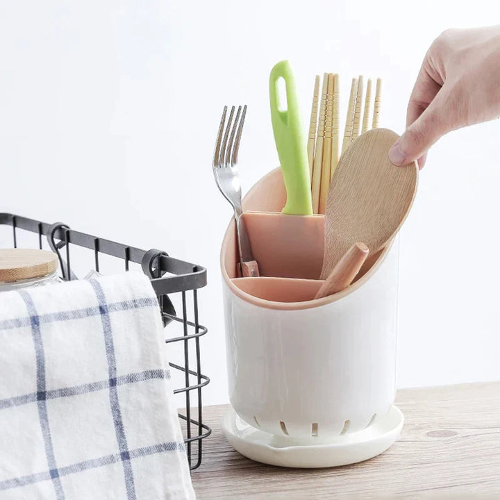 Cutlery Holder With Drainer Bowlift