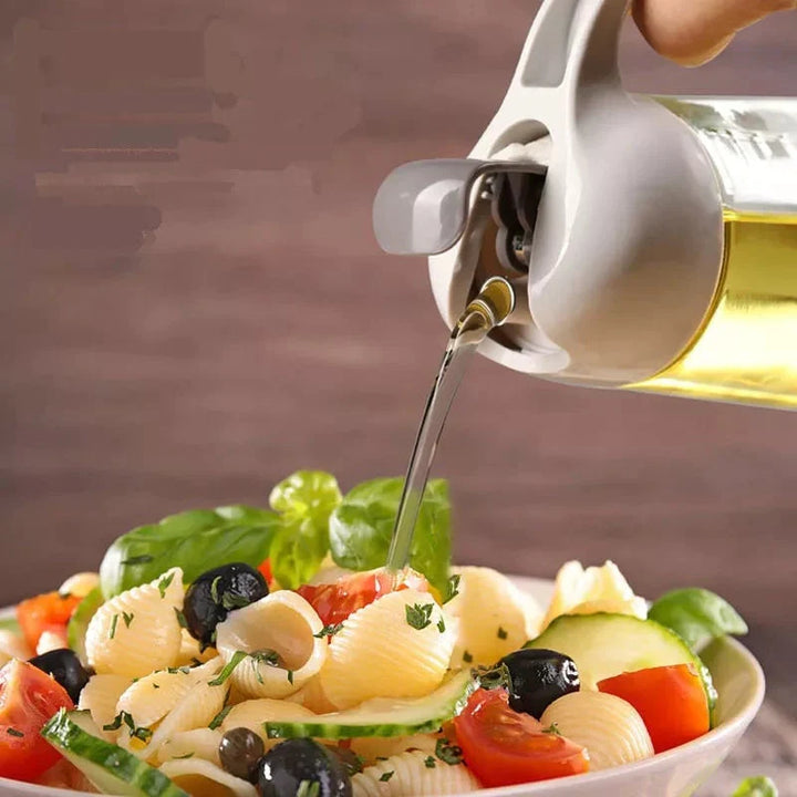 Oil Bottle With Automatic Flip Cap 600ml Bowlift