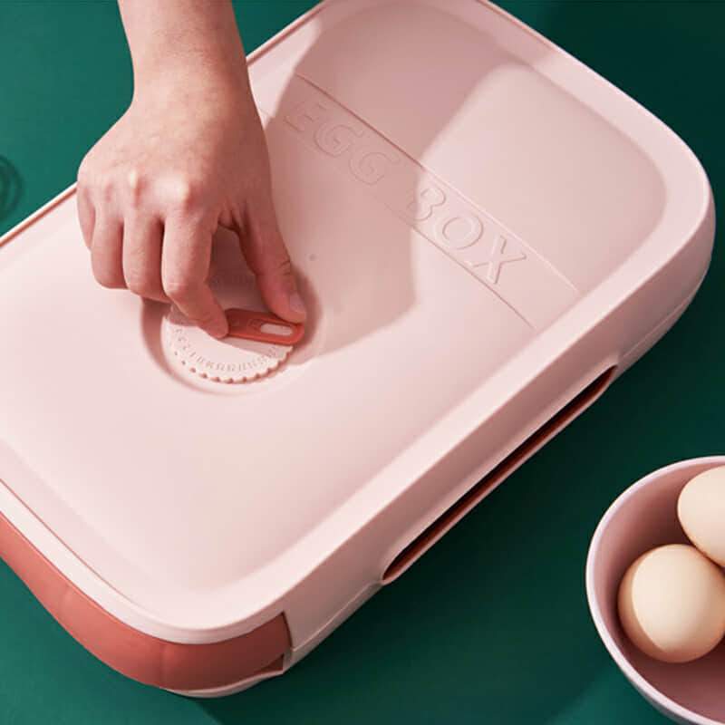 Refrigerator Rolling Egg Storage Box Bowlift