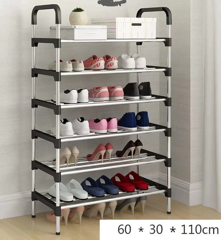 6 Layers Shoe Rack Steel - High Quality Bowlift