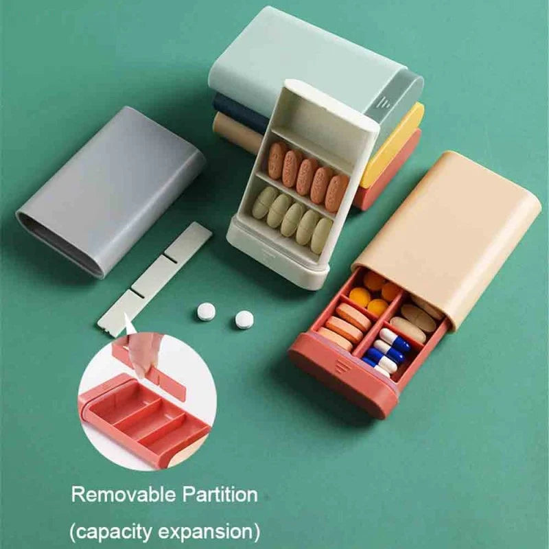 Portable Pill Storage Box Bowlift