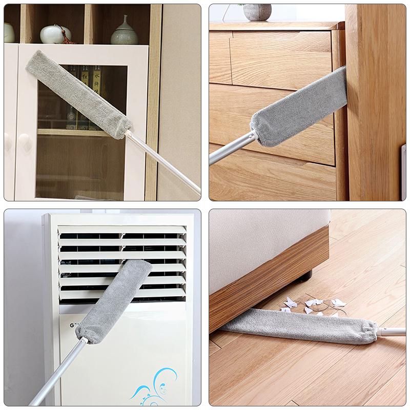 Long handle Bedside Dust Brush Mop Flexible Bowlift