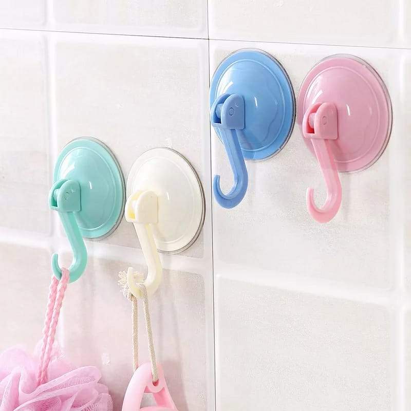 Multi-Purpose Suction Cup Strong Wall Hook 2 pcs Bowlift