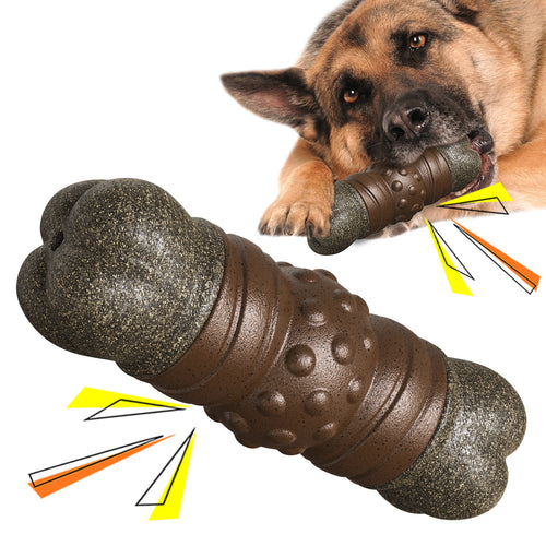 Sound Bone Chew Toy – Teeth Cleaning & Play for Dogs
