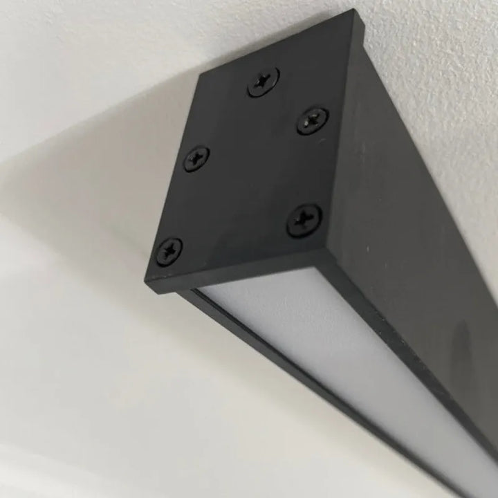 BowLift | Black Metal Ceiling Lamp LED Linear Minimalistic Modern Design