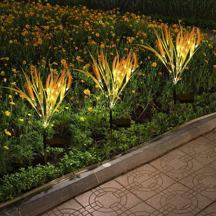 2 piece pack solar wheat ear lights Bowlift