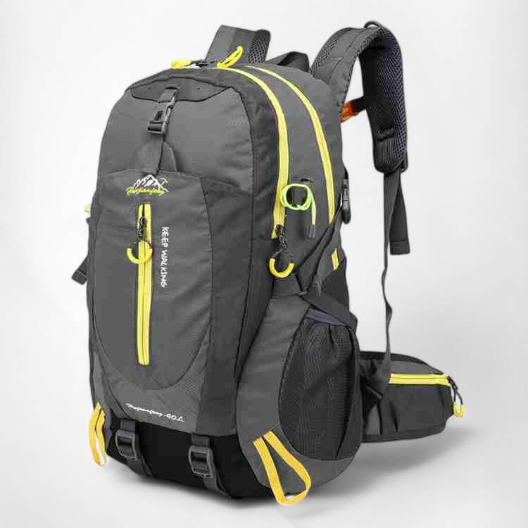 BowLift | 40L Waterproof Hiking Backpack with Multiple Compartments for Outdoor Adventures and Travel