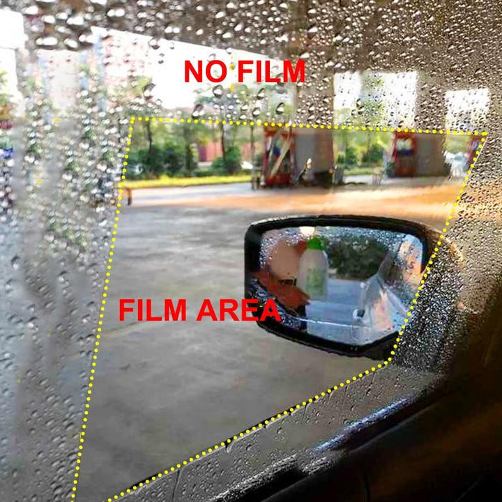 2 Set Anti Fog & Water Proof Car Mirror Film | Bowlift