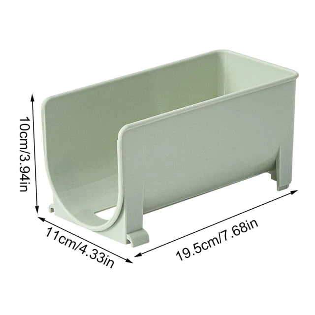 2-Tier Roll Transparent Organizer Holder Bowlift