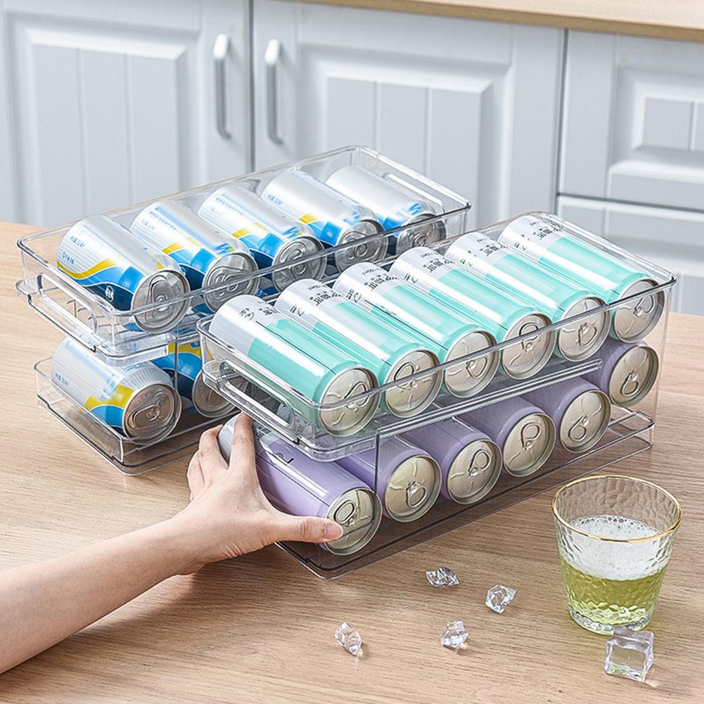 2-Tier Roll Transparent Organizer Holder Bowlift