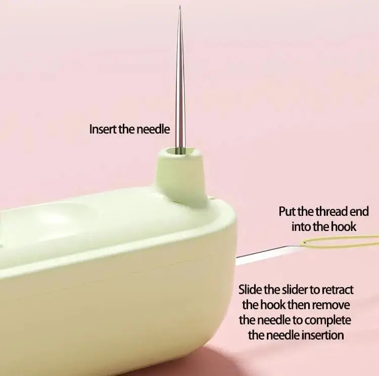 BowLift | 2-in-1 Needle Threader and Seam Ripper – Compact and Practical