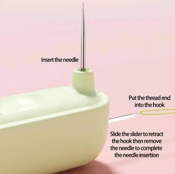BowLift | 2-in-1 Needle Threader and Seam Ripper – Compact and Practical