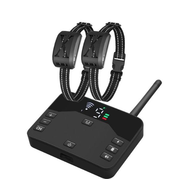 BowLift | 2-in-1 Wireless Pet Training Collars and Dog Fence Sound Check Electric and Vibrating Shock Dog Collar Fence From 65 to 1640 Feet