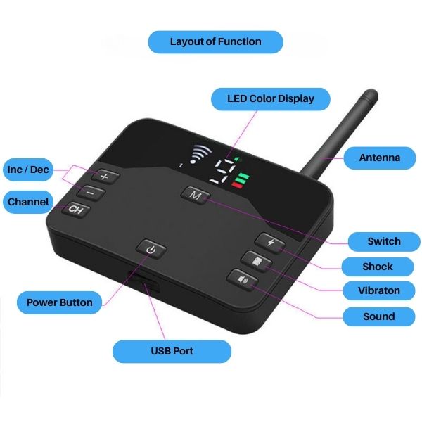 BowLift | 2-in-1 Wireless Pet Training Collars and Dog Fence Sound Check Electric and Vibrating Shock Dog Collar Fence From 65 to 1640 Feet