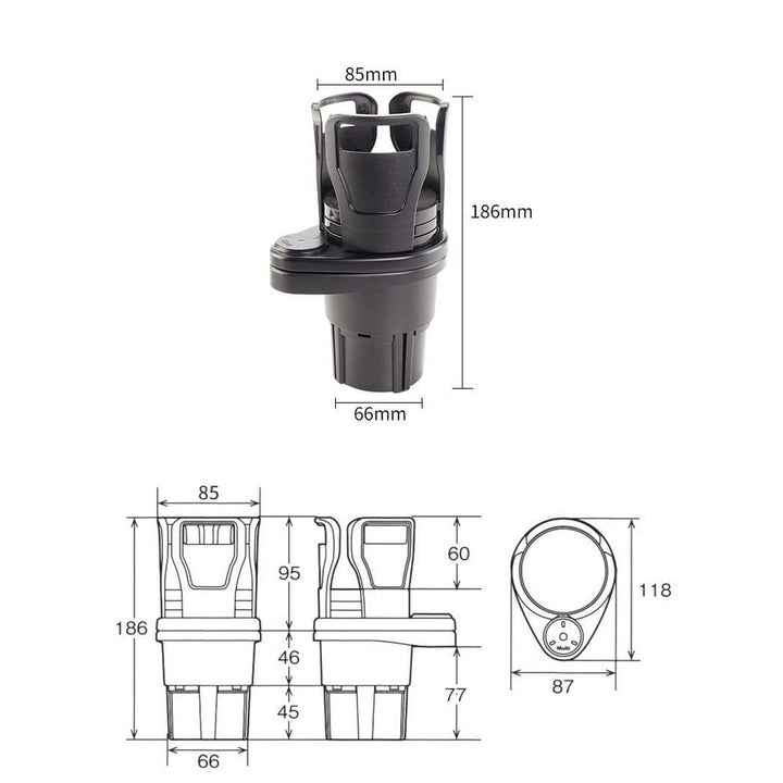 BowLift | 2 In 1 Car Cup Holder
