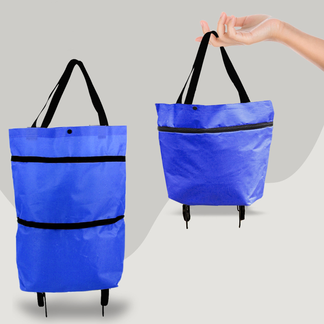 BowLift | 2-in-1 Convertible Shopping Bag with Wheels - CarryFlex