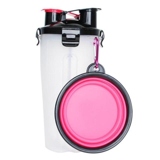 2-in-1 Travel Cup with Feeding Bowl - PawBuddy Bowlift