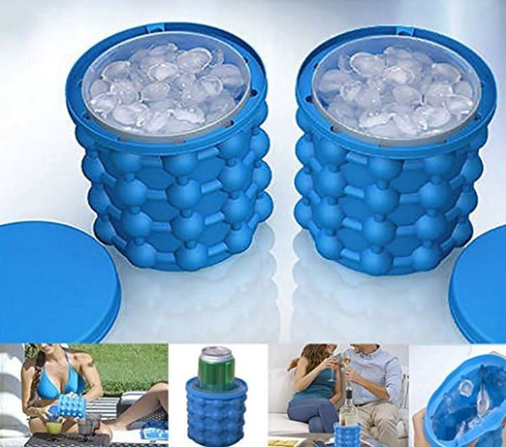 BowLift | Space-saving 2-in-1 silicone ice cube tray with cooling function
