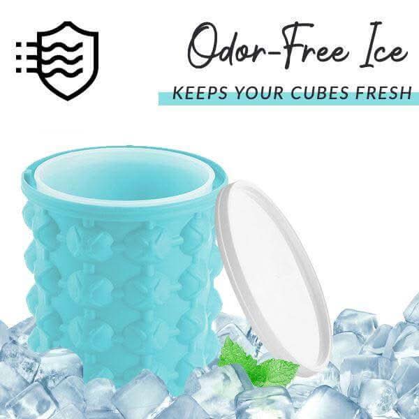 BowLift | Space-saving 2-in-1 silicone ice cube tray with cooling function