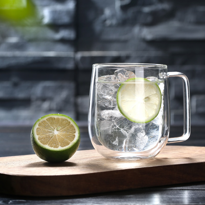 BowLift | Handmade Double Thermal Insulated Glass Mug