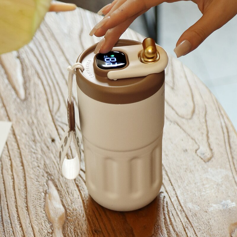 Portable Smart Stainless Steel Coffee Cup | Bowlift