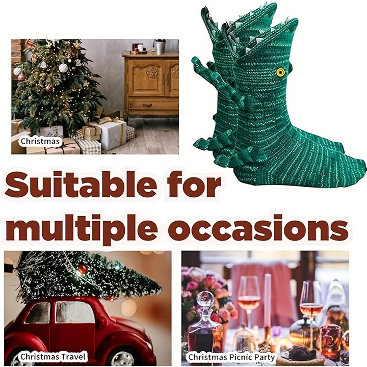 Animal-Shaped Soft Knit Socks Bowlift