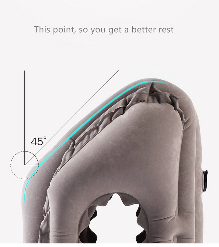 BowLift | Inflatable Headrest Travel Pillow