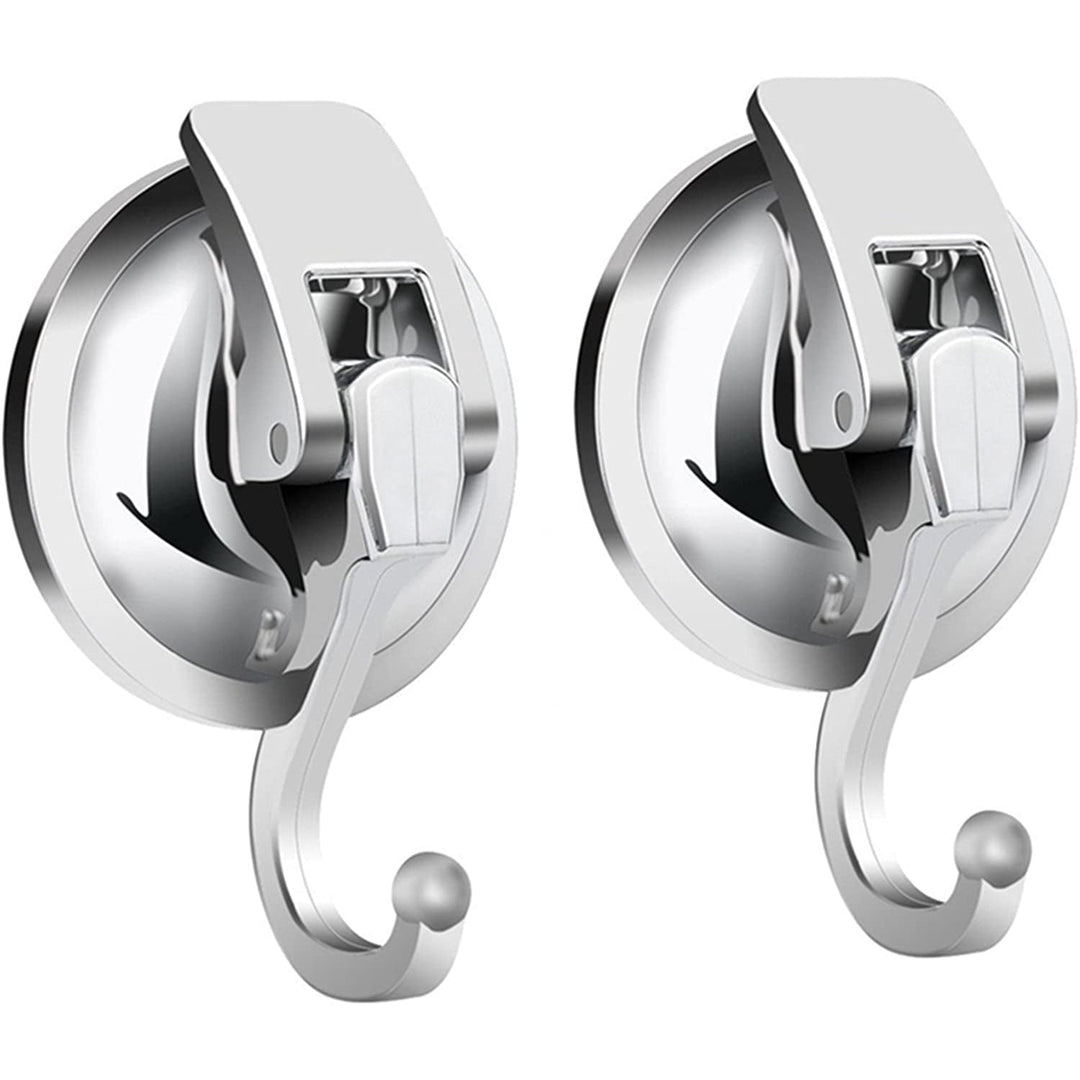 BowLift | 2-Pack: Heavy-Duty Vacuum Suction Cup Hooks