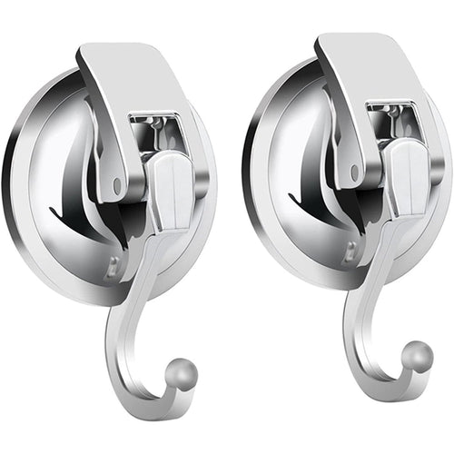 BowLift | 2-Pack: Heavy-Duty Vacuum Suction Cup Hooks