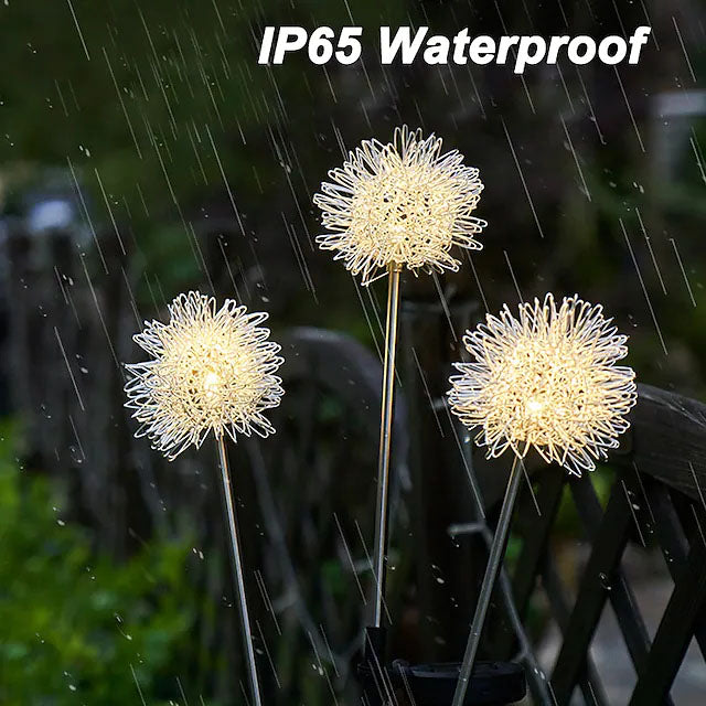 BowLift | 2-Pack: Outdoor Solar Dandelion Garden Lights