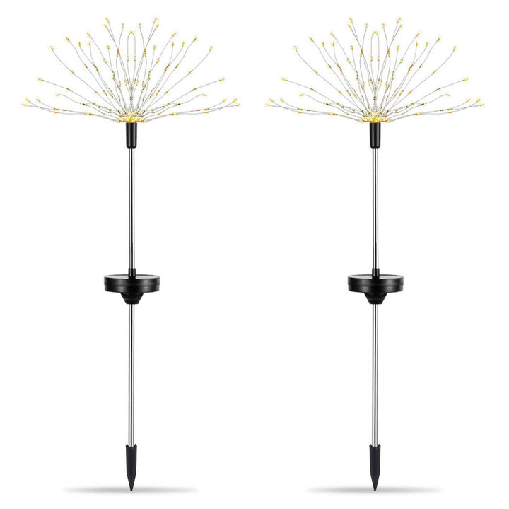 BowLift | 2-piece: Solar-powered star explosion garden lights