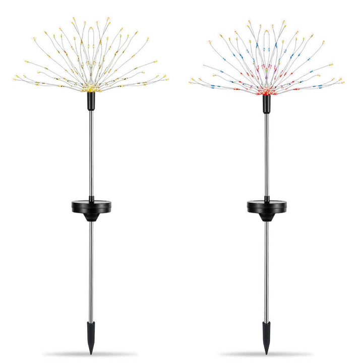 BowLift | 2-piece: Solar-powered star explosion garden lights