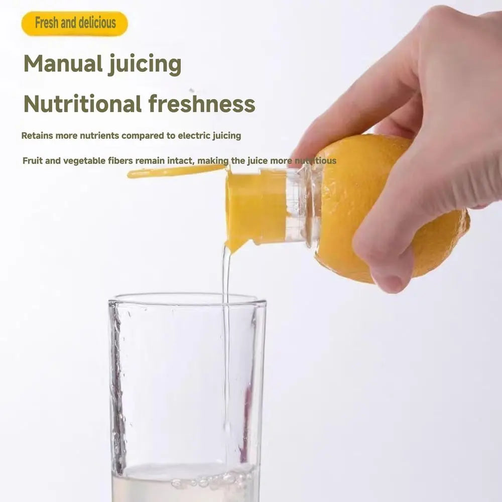 BowLift | 2-piece lemon squeezer set with screw attachment – Fresh juice everywhere & anytime!