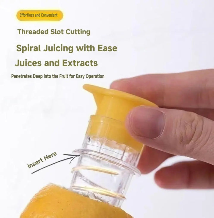 BowLift | 2-piece lemon squeezer set with screw attachment – Fresh juice everywhere & anytime!