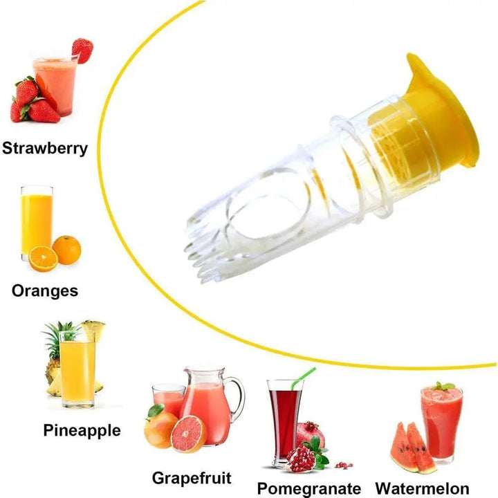 BowLift | 2-piece lemon squeezer set with screw attachment – Fresh juice everywhere & anytime!