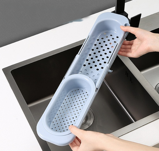 BowLift | Kitchen Retractable Sink Rack Organizer
